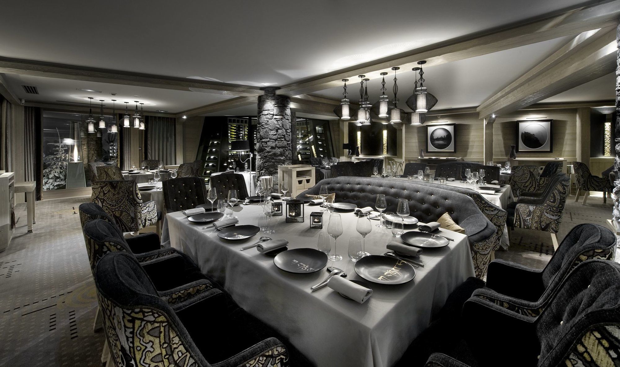 Hotel Le K2 Palace Courchevel Restaurant photo